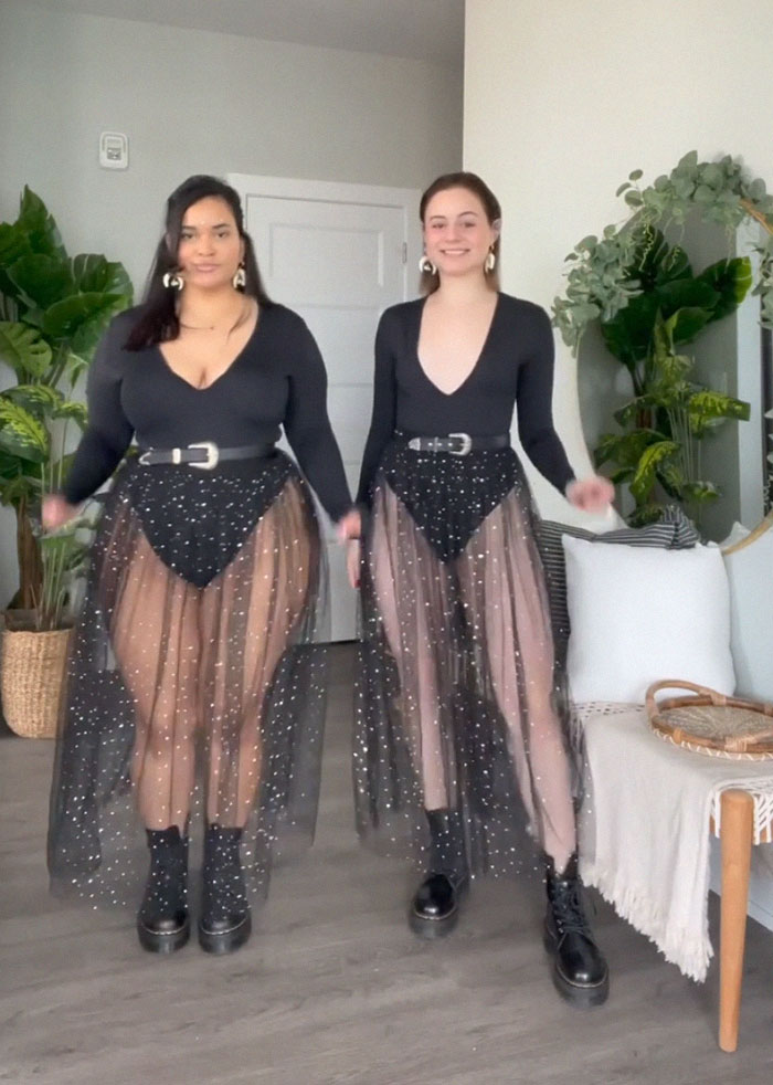 Two Friends Show How The Same Clothes Look On Their Different Bodies (30 New Pics)