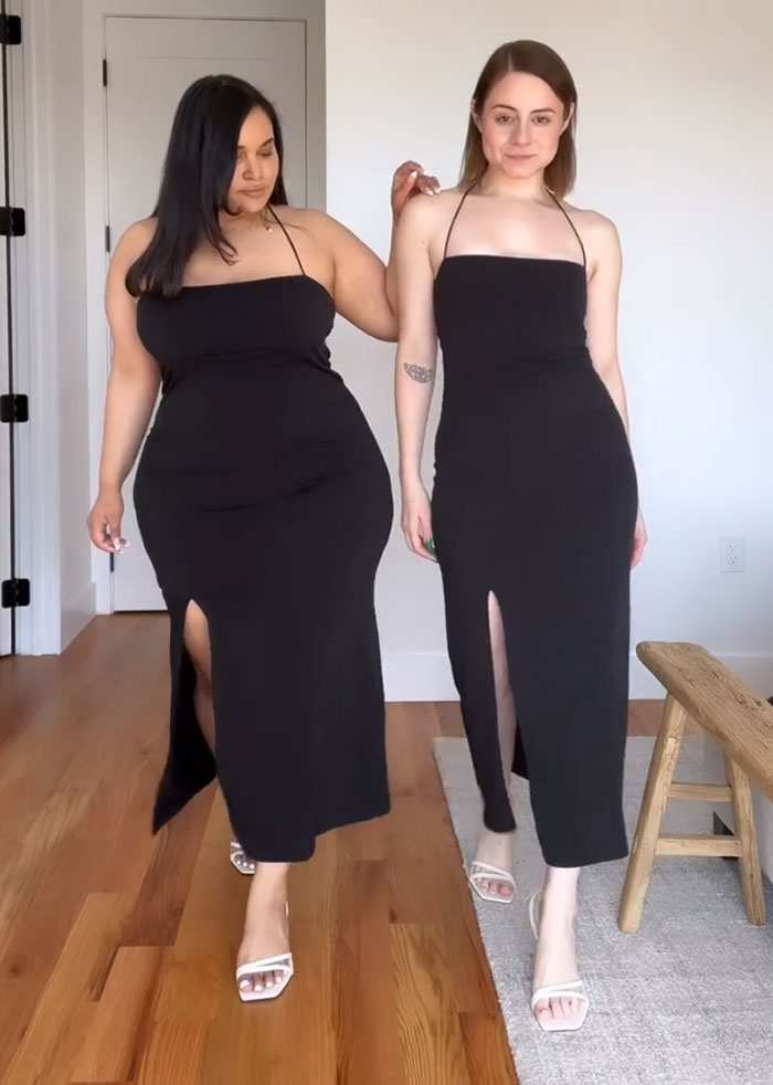 Two Friends Show How The Same Clothes Look On Their Different Bodies (30 New Pics)