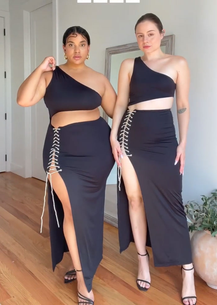 Two Friends Show How The Same Clothes Look On Their Different Bodies (30 New Pics)