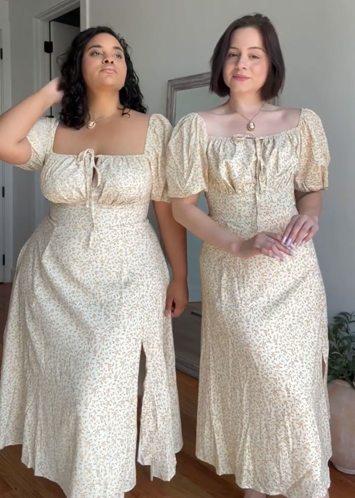 Two Friends Show How The Same Clothes Look On Their Different Bodies (30 New Pics)