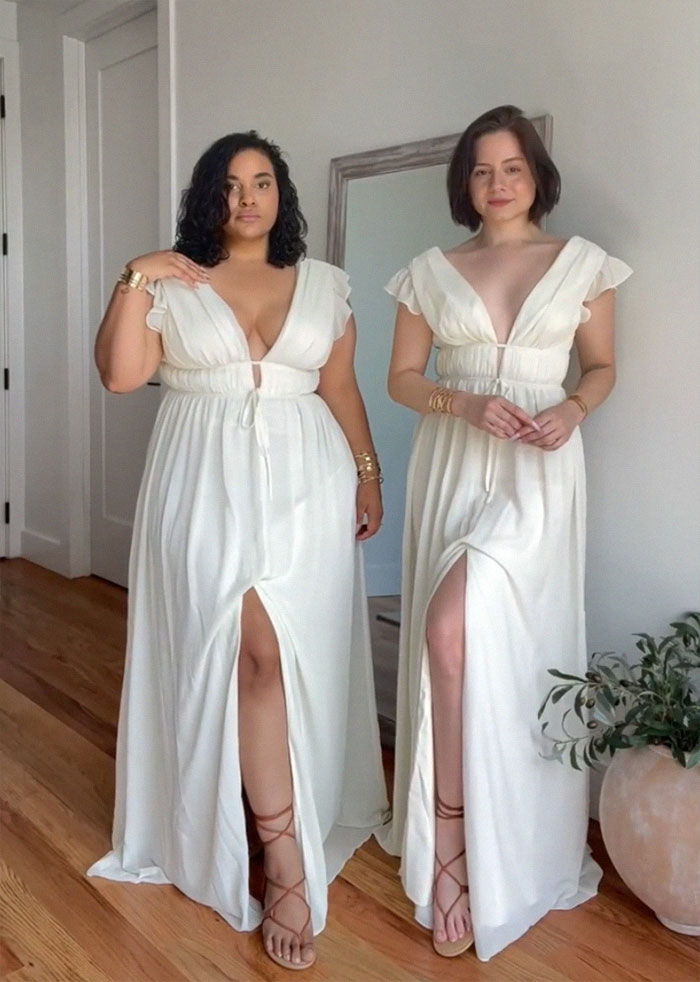 Two Friends Show How The Same Clothes Look On Their Different Bodies (30 New Pics)