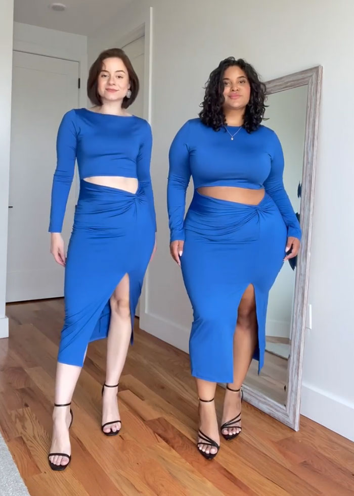Two Friends Show How The Same Clothes Look On Their Different Bodies (30 New Pics)
