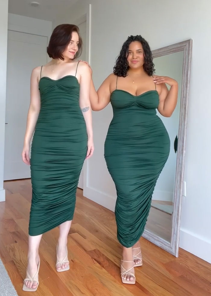 Two Friends Show How The Same Clothes Look On Their Different Bodies (30 New Pics)