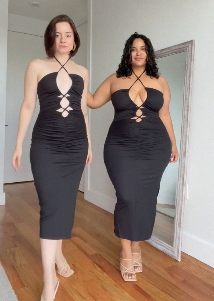 Two Friends Show How The Same Clothes Look On Their Different Bodies (30 New Pics)