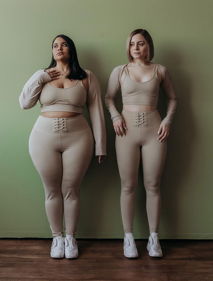 Two Friends Show How The Same Clothes Look On Their Different Bodies (30 New Pics)