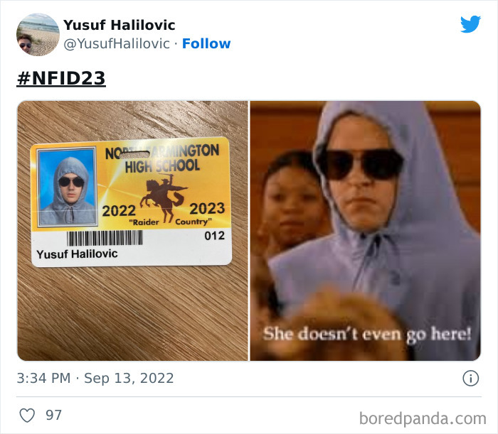 This High School Has A Tradition Of Letting Seniors Dress Up For Their ID Pictures, Here Are 30 Of The Ones Who Totally Slayed This Year