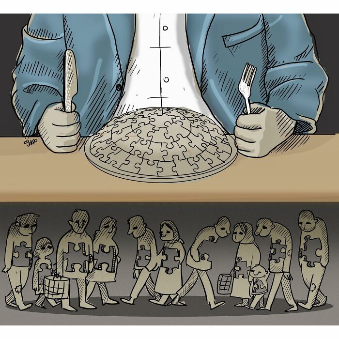 Artist Reveals What’s Wrong With Our Modern Society In These 30 Satirical Illustrations