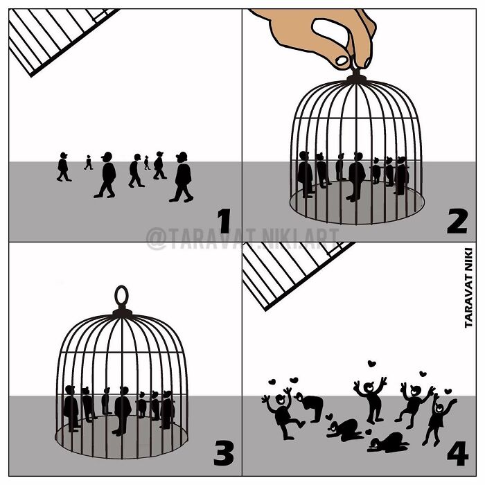 Artist Reveals What’s Wrong With Our Modern Society In These 30 Satirical Illustrations