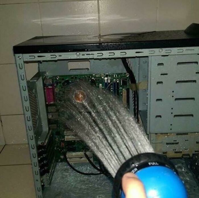 Refrigeración de agua maldita