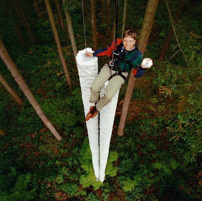 Bill Gates 1994: Este Cd-Rom puede contener más información que todo el papel que hay aquí debajo de mí