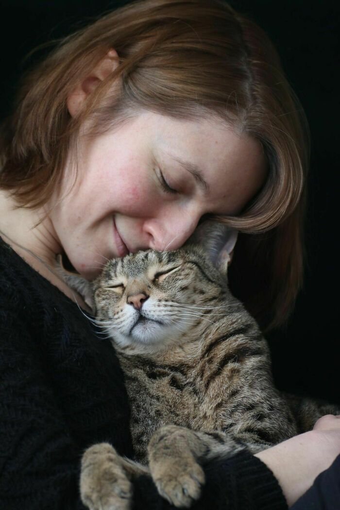 Gato y su mejor amiga