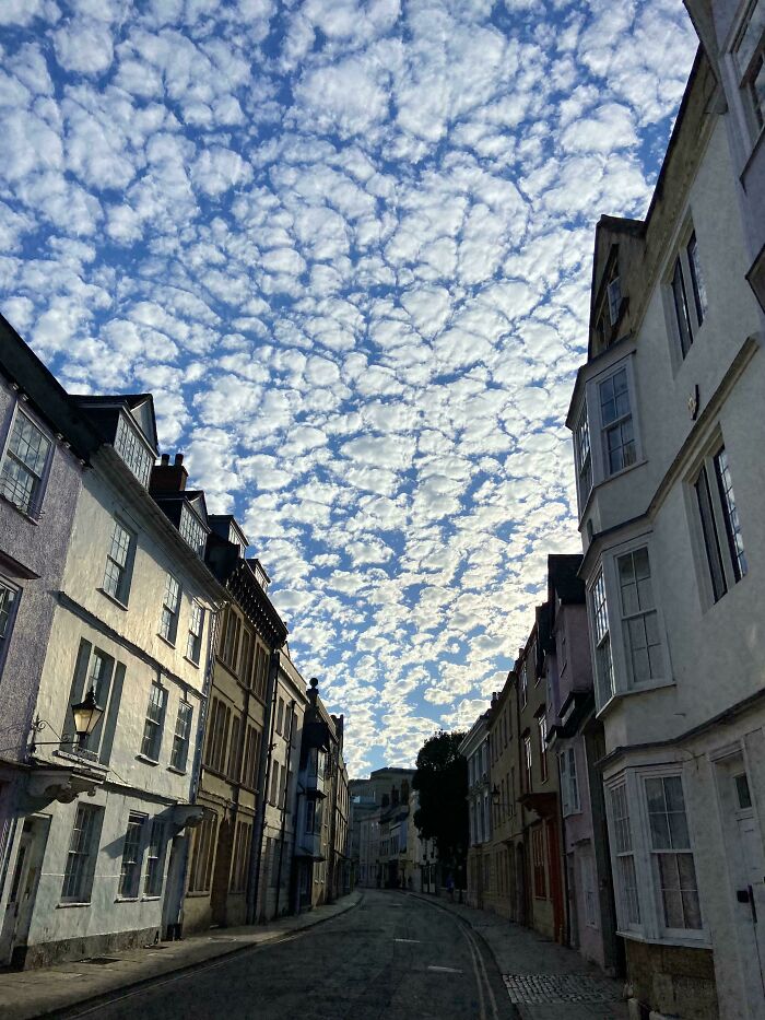 El cielo de Oxford el domingo