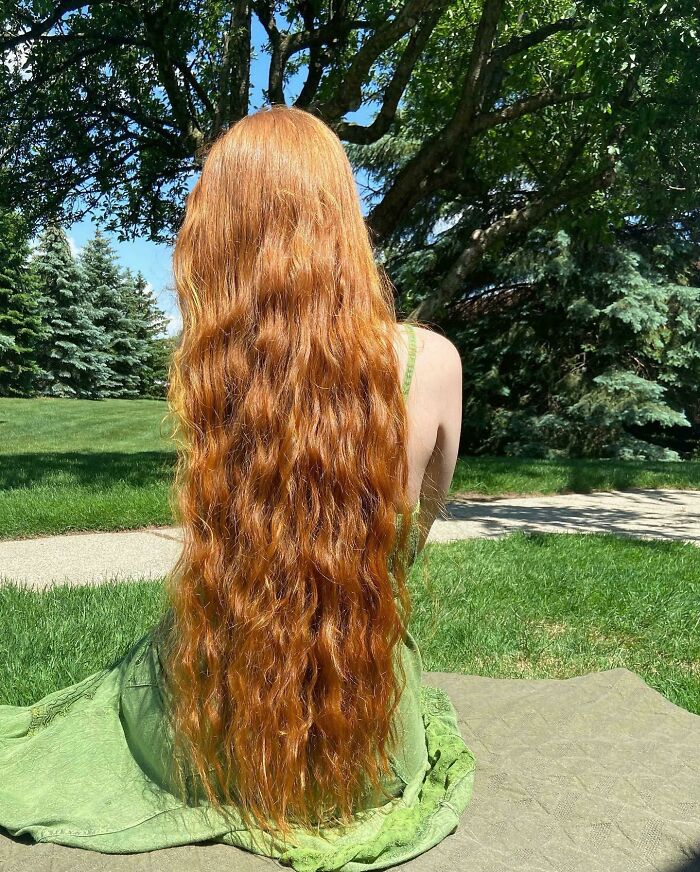Deshice mi trenza y pensé que mi pelo se veía bonito :)