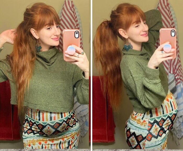 Me encanta mi larga cola de caballo desordenada (aunque me siento como Peter Pan de frente)