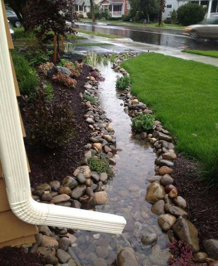 Paisajismo en consonancia con la lluvia