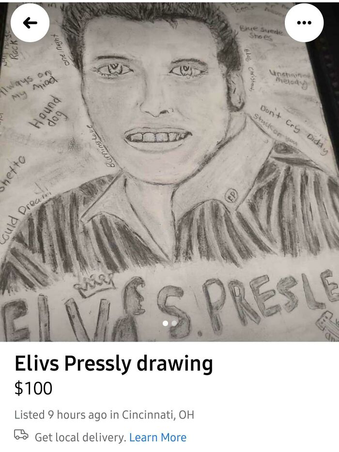 Dibujo de Elvis