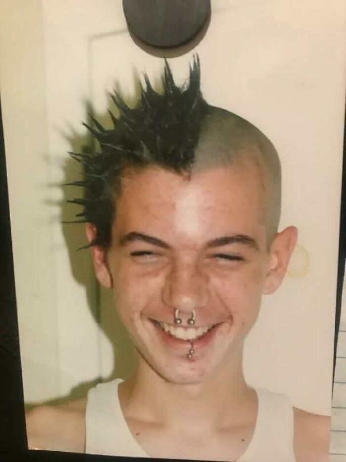 Yo en el instituto