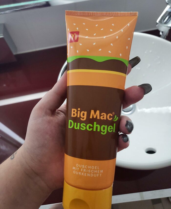 Gel de ducha Big Mac (cortesía de McDonald's austriaco)