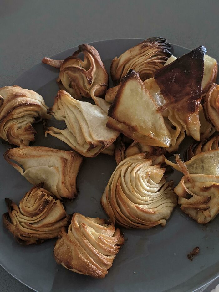 Quería hacer croissants, pero pasaron cosas en el camino… Al menos estaban sabrosos