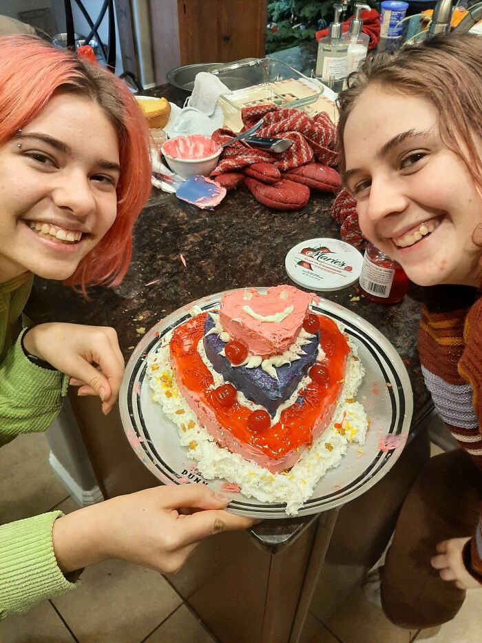 Intentamos hacer lo mejor posible en un pastel de 3 capas
