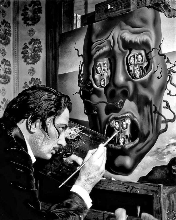 Pintura de Salvador Dalí "El rostro de la guerra", 1940