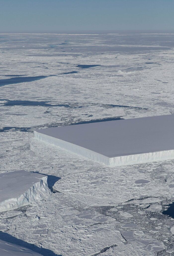 Un iceberg rectangular