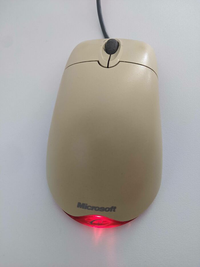 Intellimouse USB de Microsoft, sigue funcionando después de 22 años