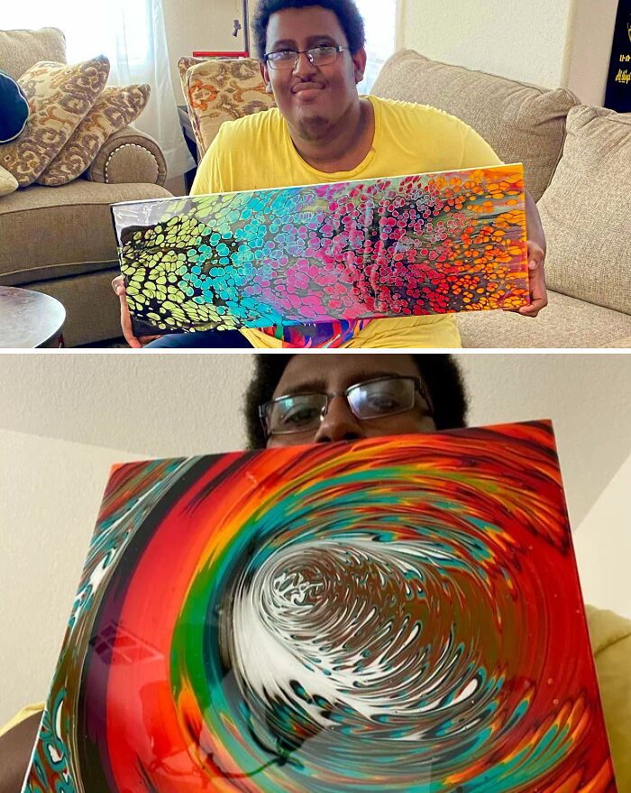 Algunas de mis pinturas en resina más geniales