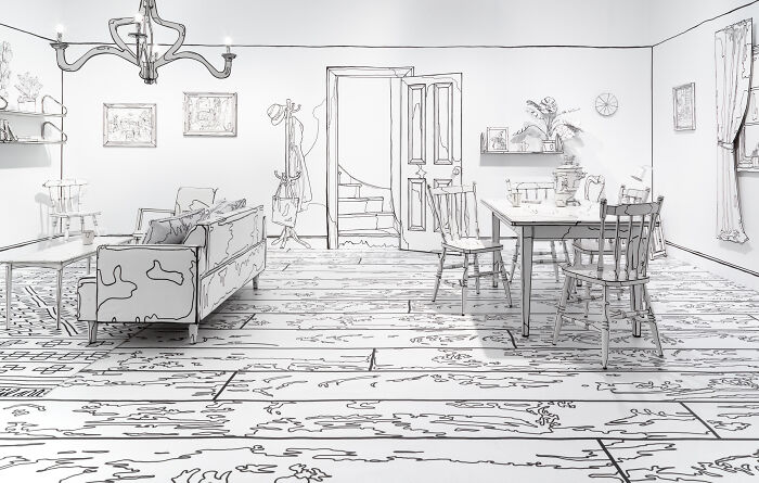 Esta artista pintó su casa para crear una ilusión 2D, y aquí hay 33 fotos de su trabajo