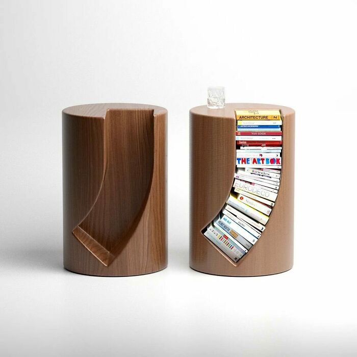 Estante para libros y mesita auxiliar “Bookgroove”