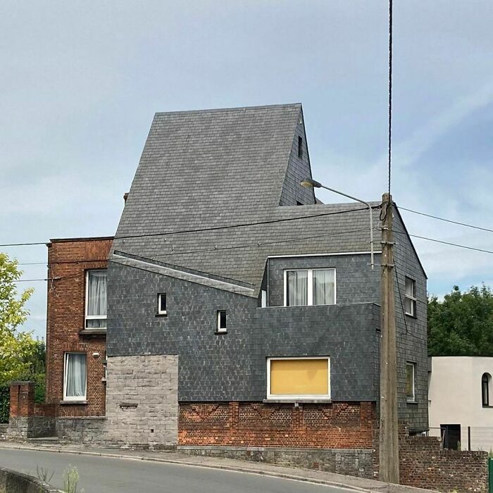 Casas feas belgas. Literalmente