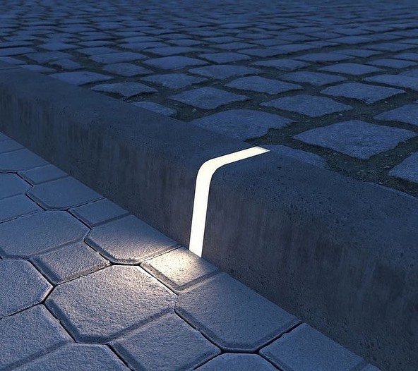 Iluminación para aceras