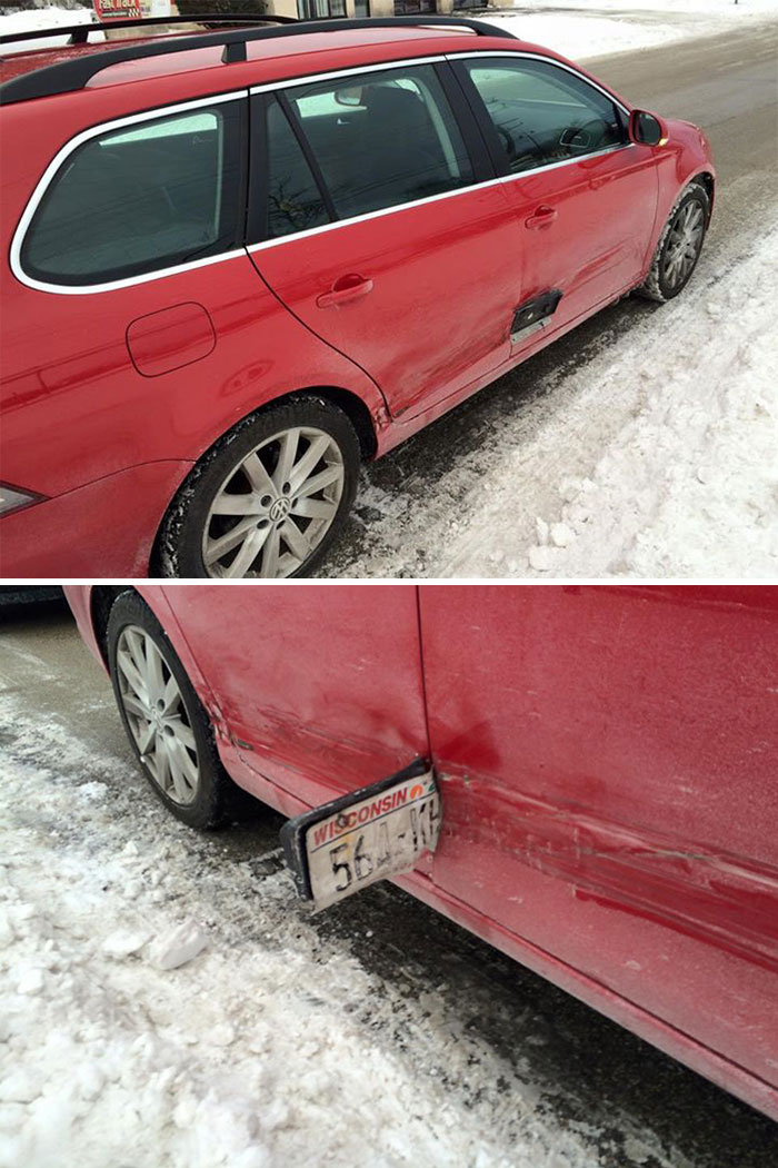 Karma: El coche de un amigo tras un accidente