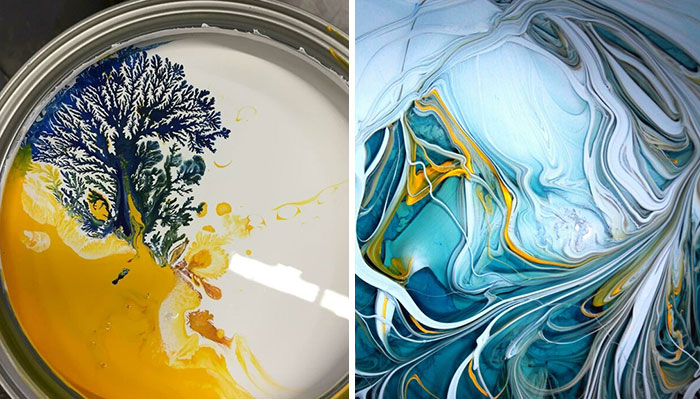 30 Fotos muy llamativas de «pintura sin mezclar», compartidas en este grupo online