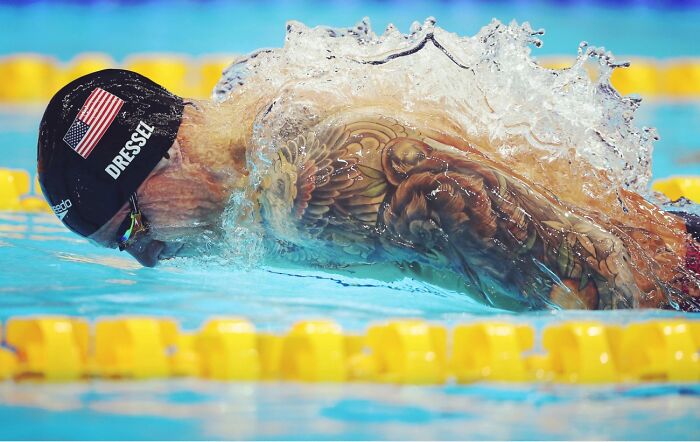 Deportes en acción: 2do clasificado, “Caeleb Dressel” por Ian Macnicol