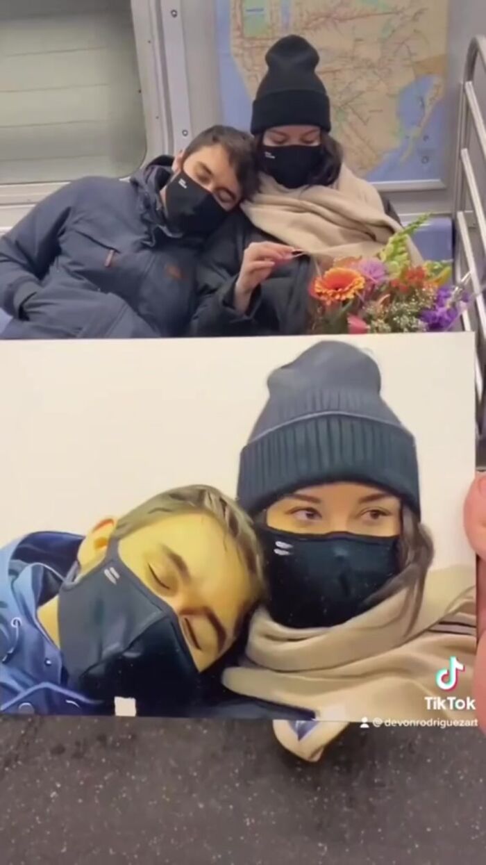 New York Artist Is Well-known For Drawing Unaware Subway Passengers and Then Posting Their Reaction Online (25 New Pics)