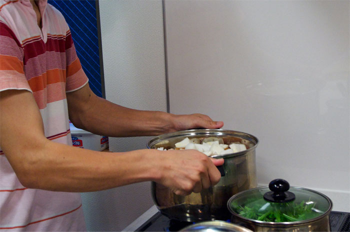 Ser desagradecido con alguien que te cocina