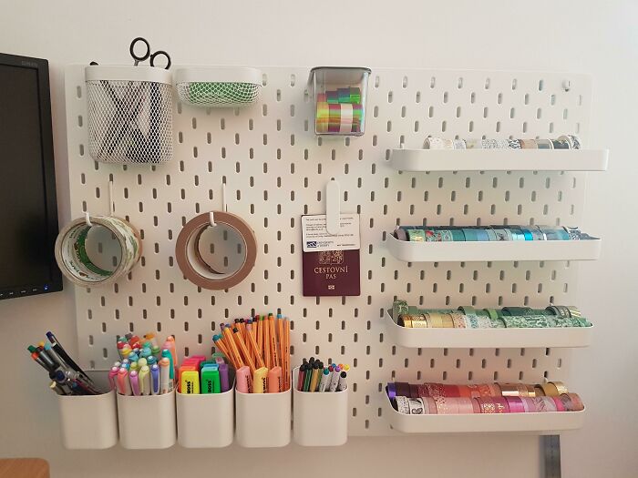 Por fin organicé mis artículos de escritorio