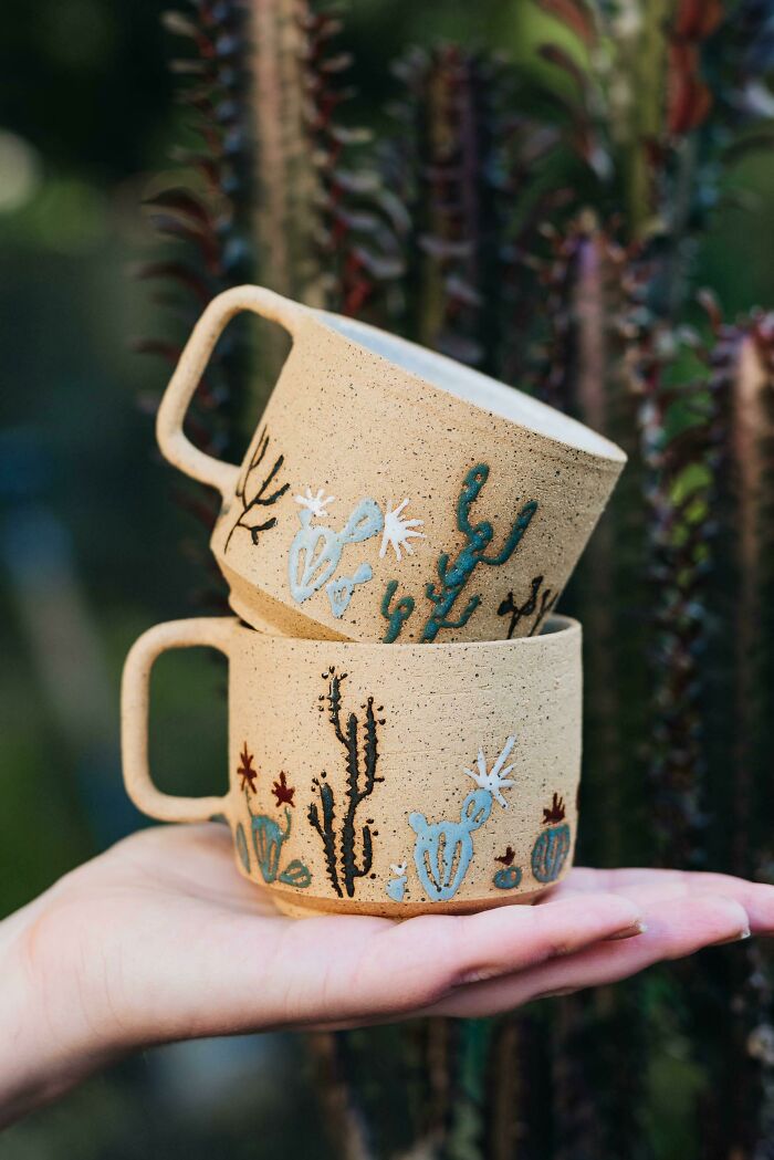  ¡Tazas de cactus!