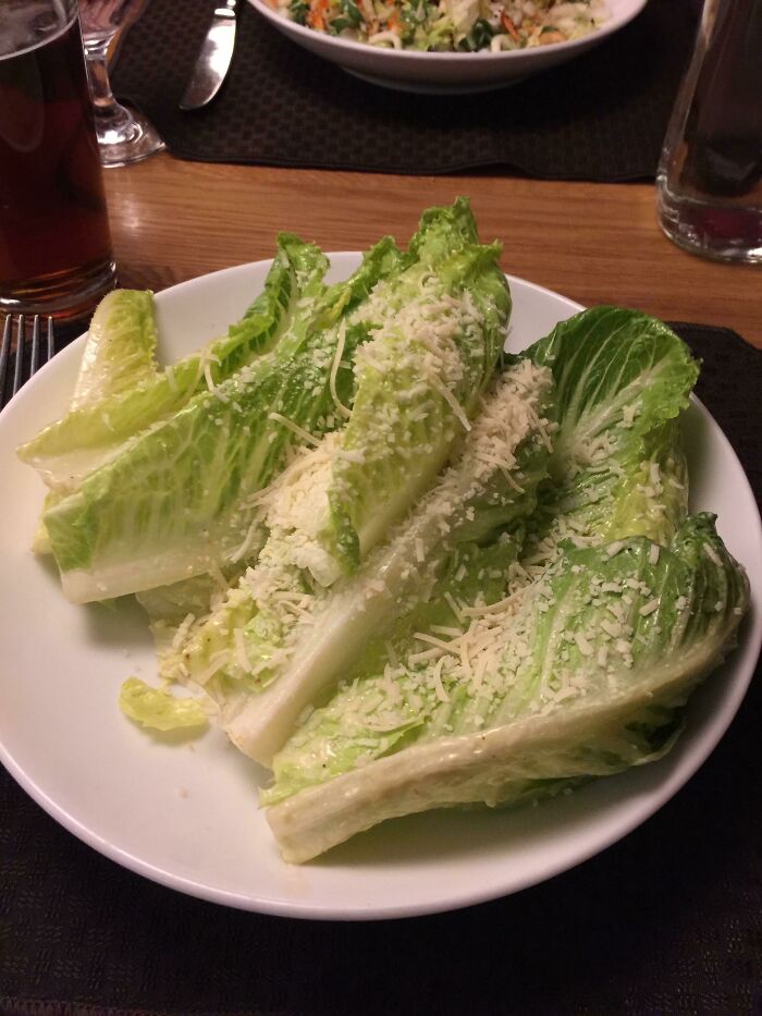 Pedí ensalada César y esto es lo que me dieron