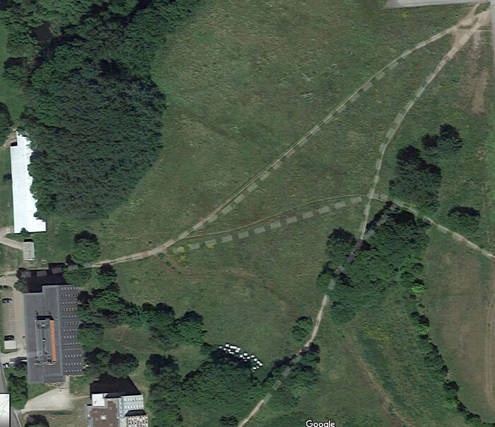 Google reconoce los caminos del deseo en nuestro campus