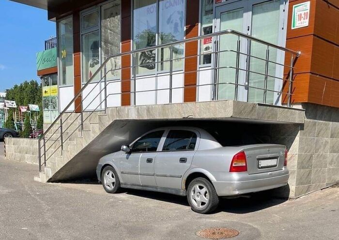 Un espacio de estacionamiento perfecto