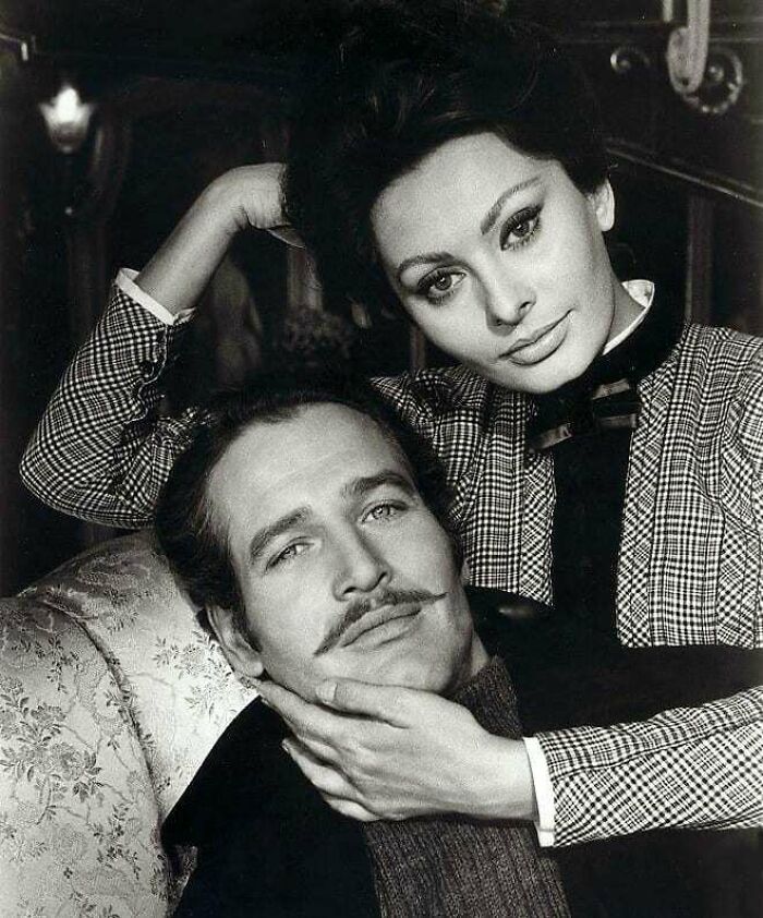 Sophia Loren y Paul Newman, sesión de fotos para Lady L, 1965