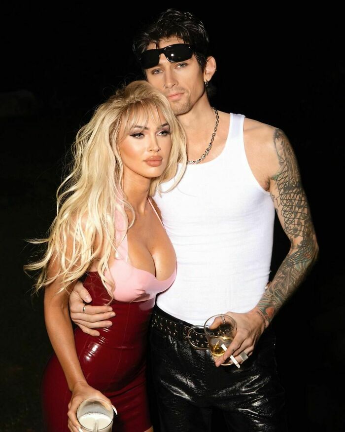 Megan Fox y Machine Gun Kelly como Pamela Anderson y Tommy Lee