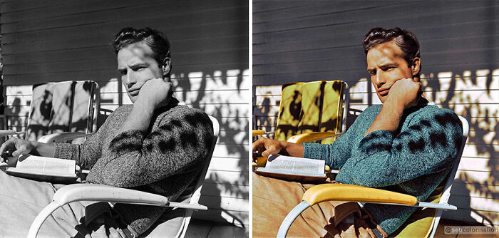 Marlon Brando fotografiado por Ed Clark en 1949