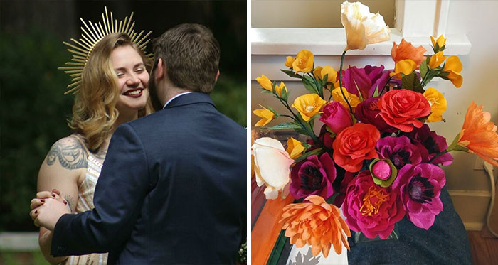 40 Personas orgullosas compartiendo lo que hicieron a mano para sus bodas