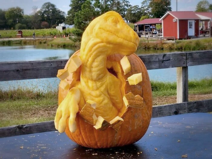 La temporada de Halloween se desborda por todas partes. El primer tallado en vivo de la temporada ya está en los registros
