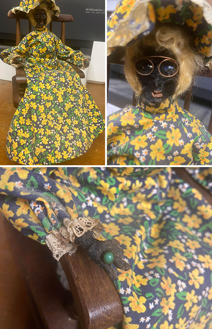 Esta anciana que venía con nuestra casa