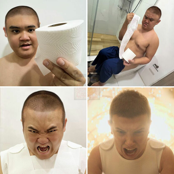 Low-Cost Cosplay Guy Strikes Again, And Here Are 50 Of His Most Creative, Yet Unhinged Costumes (New Pics)
