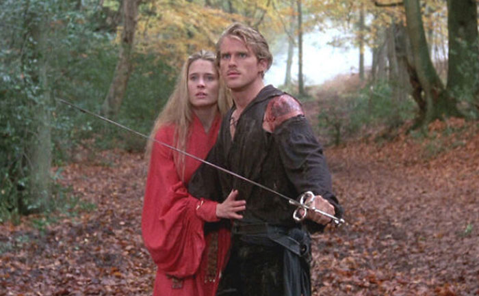 Cary Elwes y Robin Wright en La Princesa Prometida (1987)